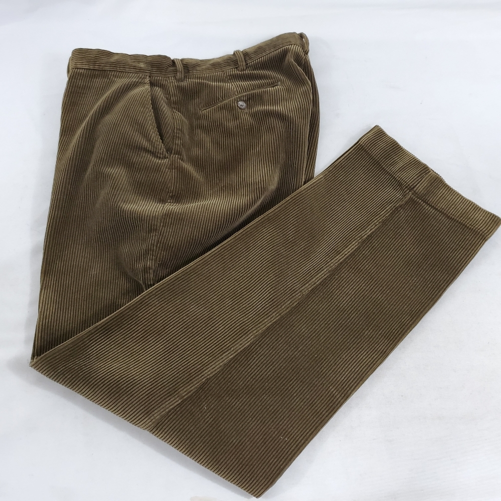 VTG Polo Ralph Lauren Mens 36 Brown Corduroy Pants